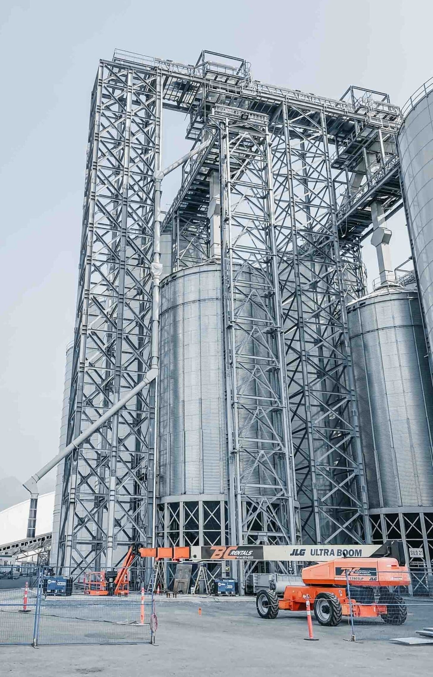 Large Silo Constructed by Waycon